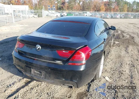 2013 BMW 650I Gran Coupe xDrive z USA, uszkodzony, nr VIN WBA6B4C52DDG67654